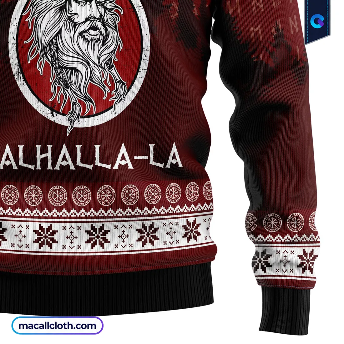 Fa-La-La-La Valhalla-La Viking Ugly Christmas Sweater Fa-La-La-La Valhalla-La Viking Ugly Christmas Sweater