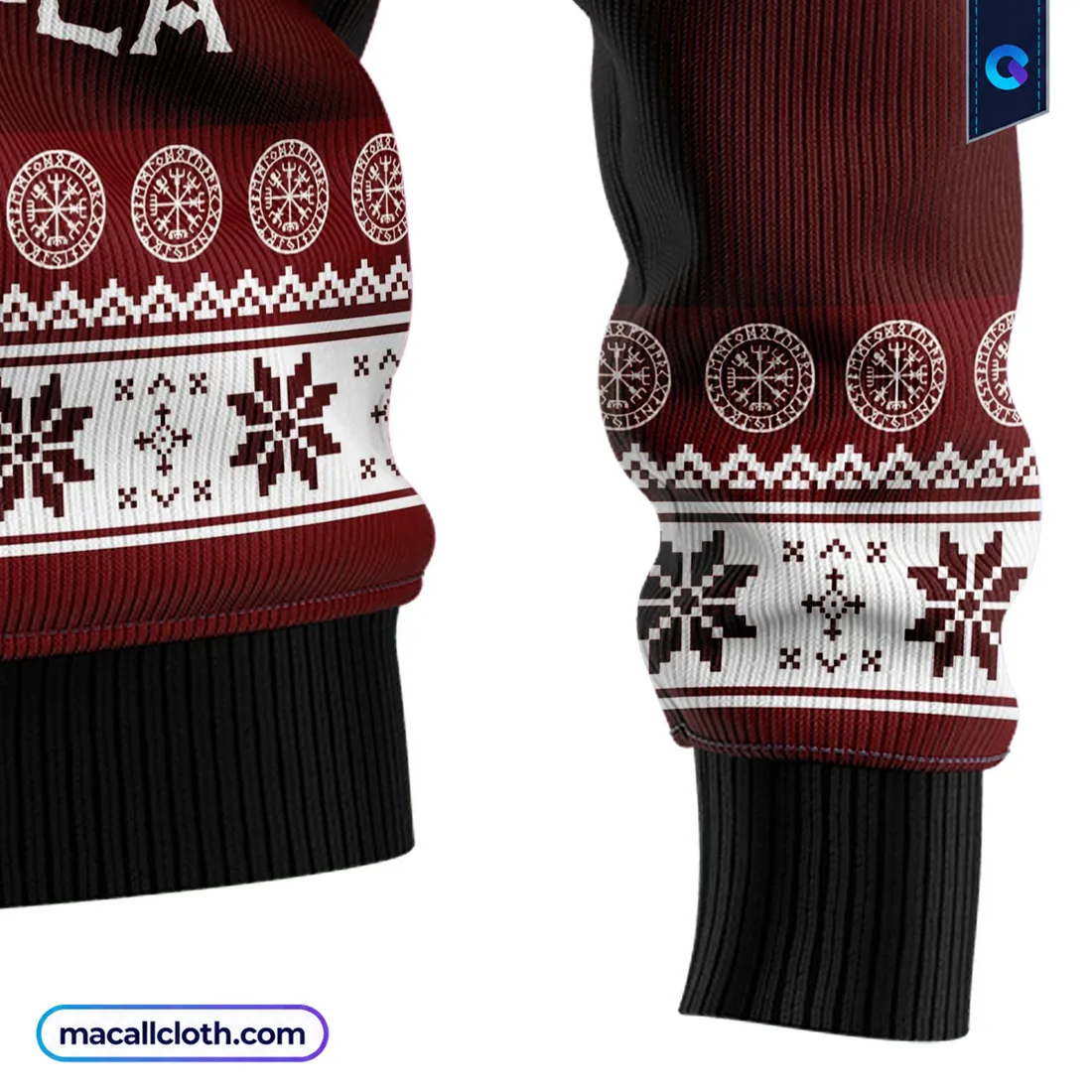 Fa-La-La-La Valhalla-La Viking Ugly Christmas Sweater Fa-La-La-La Valhalla-La Viking Ugly Christmas Sweater