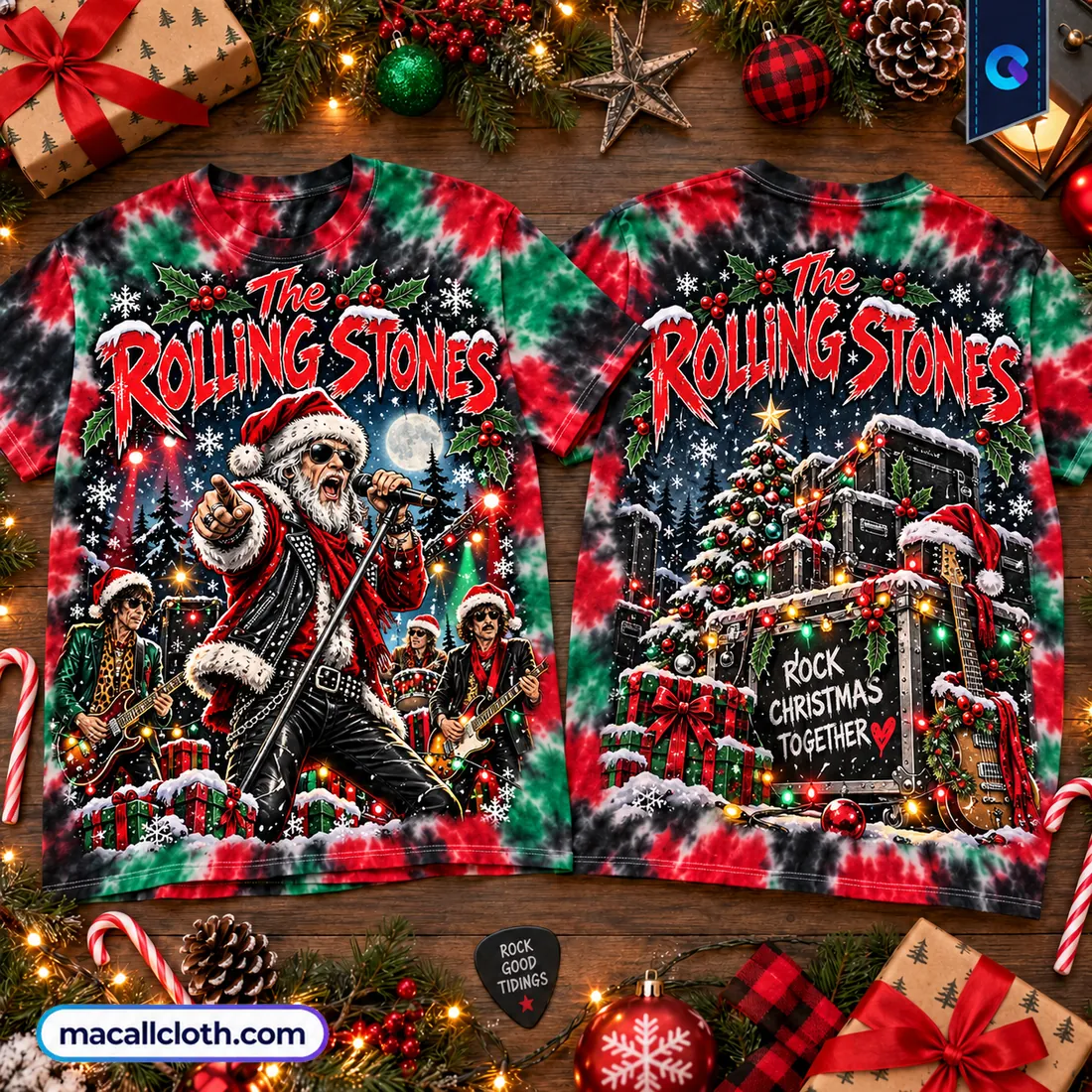 The Rolling Stones Christmas Shirt The Rolling Stones Christmas Shirt