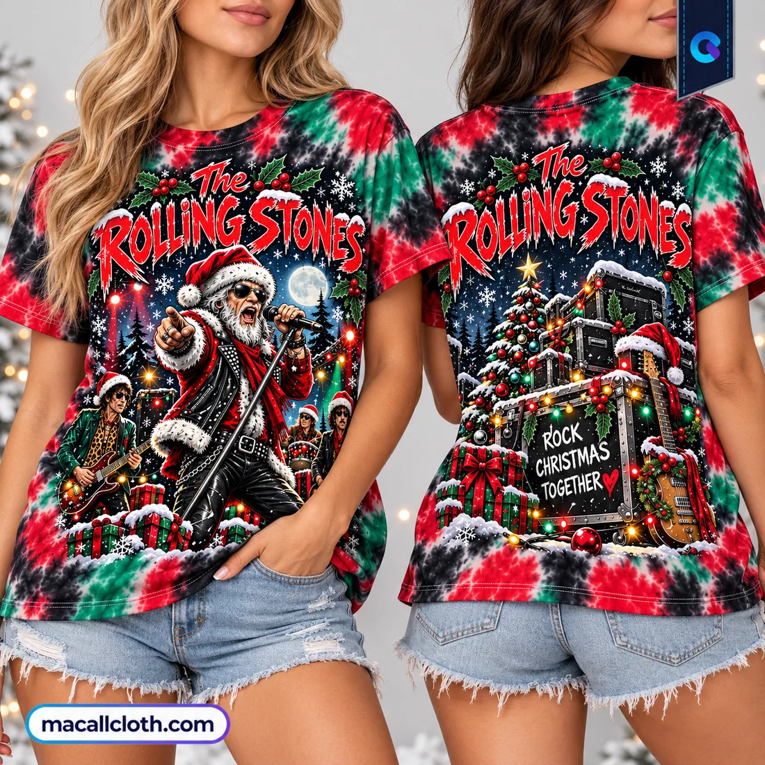The Rolling Stones Christmas Shirt The Rolling Stones Christmas Shirt