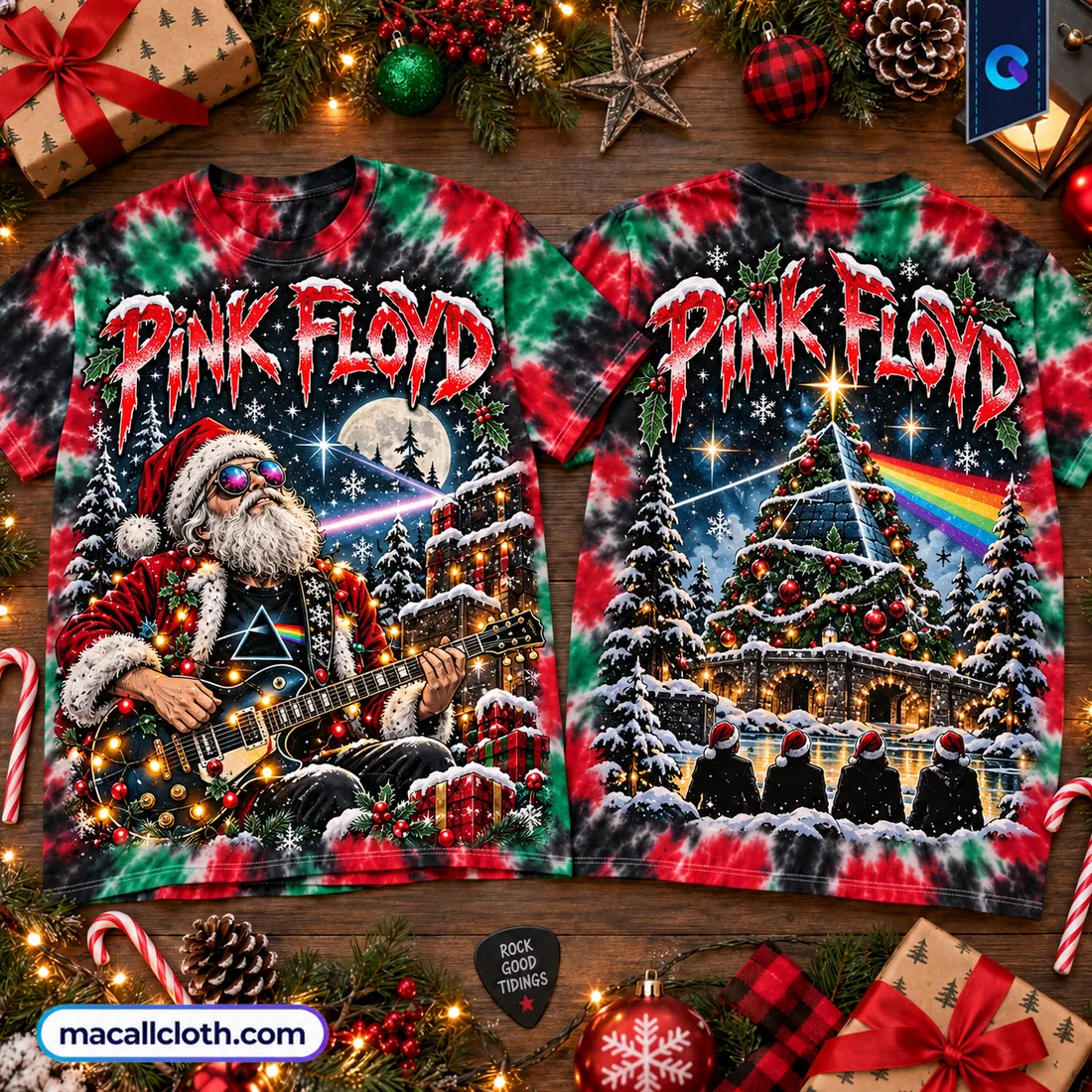 Pink Floyd Santa Christmas Shirt Pink Floyd Santa Christmas Shirt