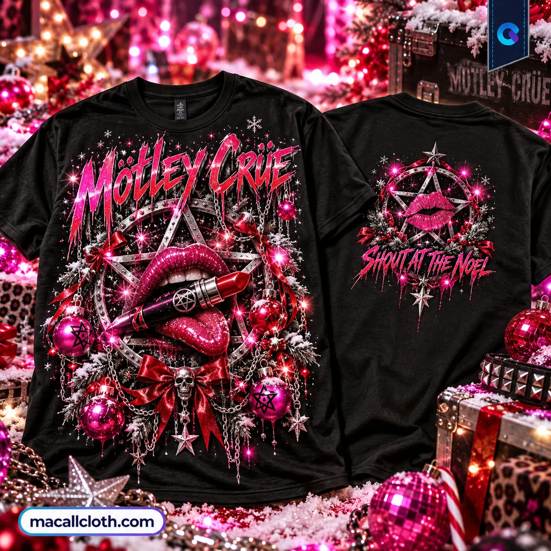 Mötley Crüe Shout At The Noel Christmas Shirt Mötley Crüe Shout At The Noel Christmas Shirt