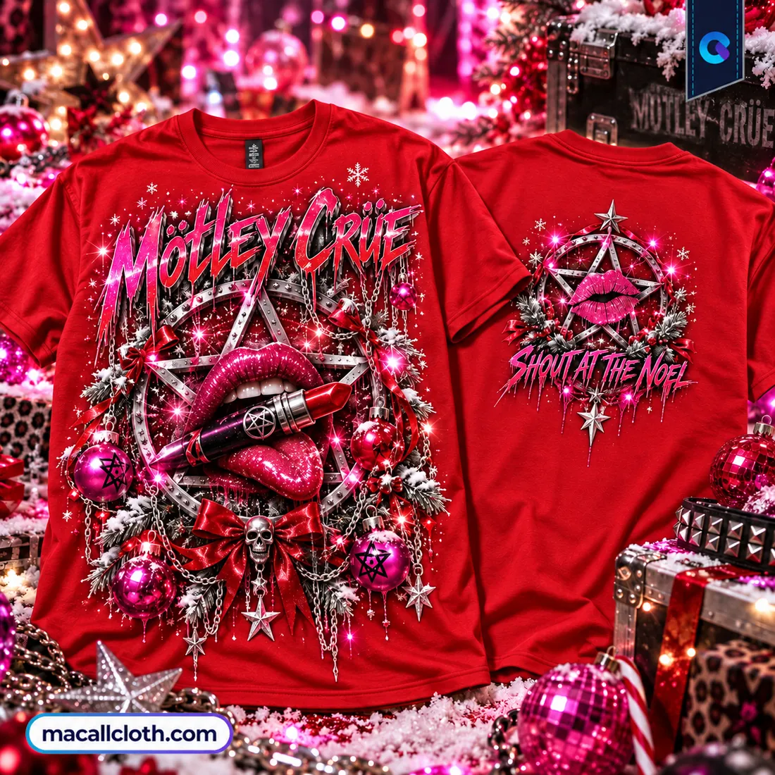 Mötley Crüe Shout At The Noel Christmas Shirt Mötley Crüe Shout At The Noel Christmas Shirt