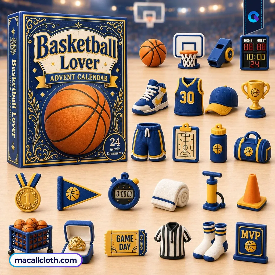 Basketball Blue Theme Advent Calendar 2026 Basketball Blue Theme Advent Calendar 2026