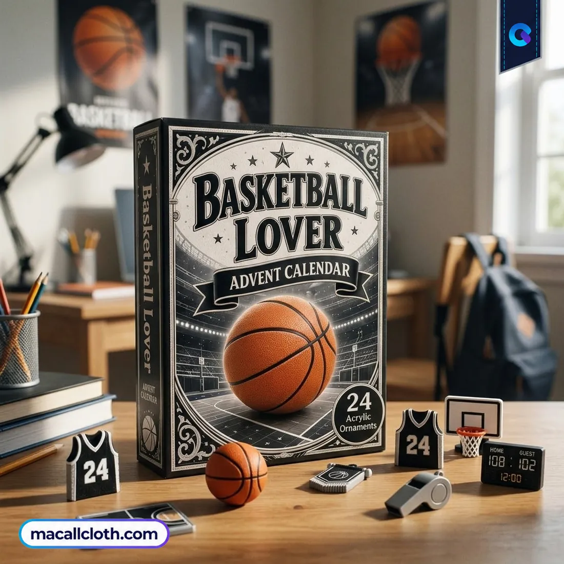 Basketball Dark Theme Advent Calendar Basketball Dark Theme Advent Calendar