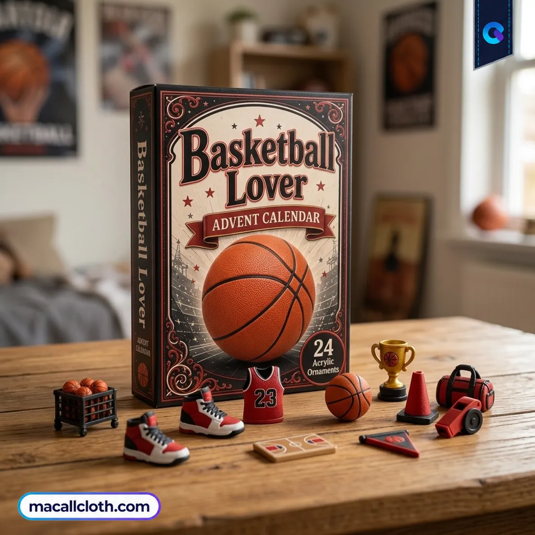 Basketball Red Advent Calendar 2026 Basketball Red Advent Calendar 2026
