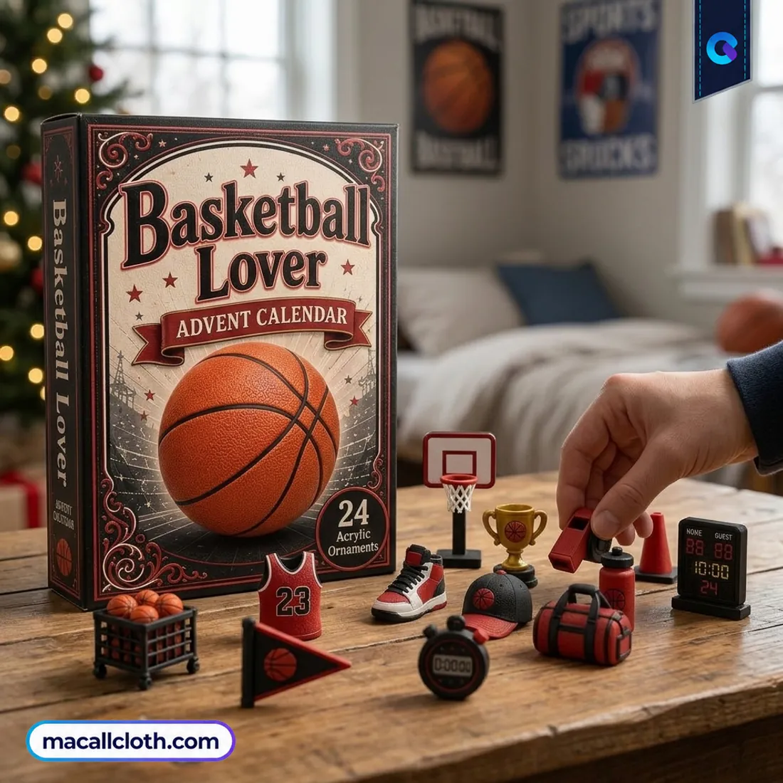 Basketball Red Advent Calendar 2026 Basketball Red Advent Calendar 2026