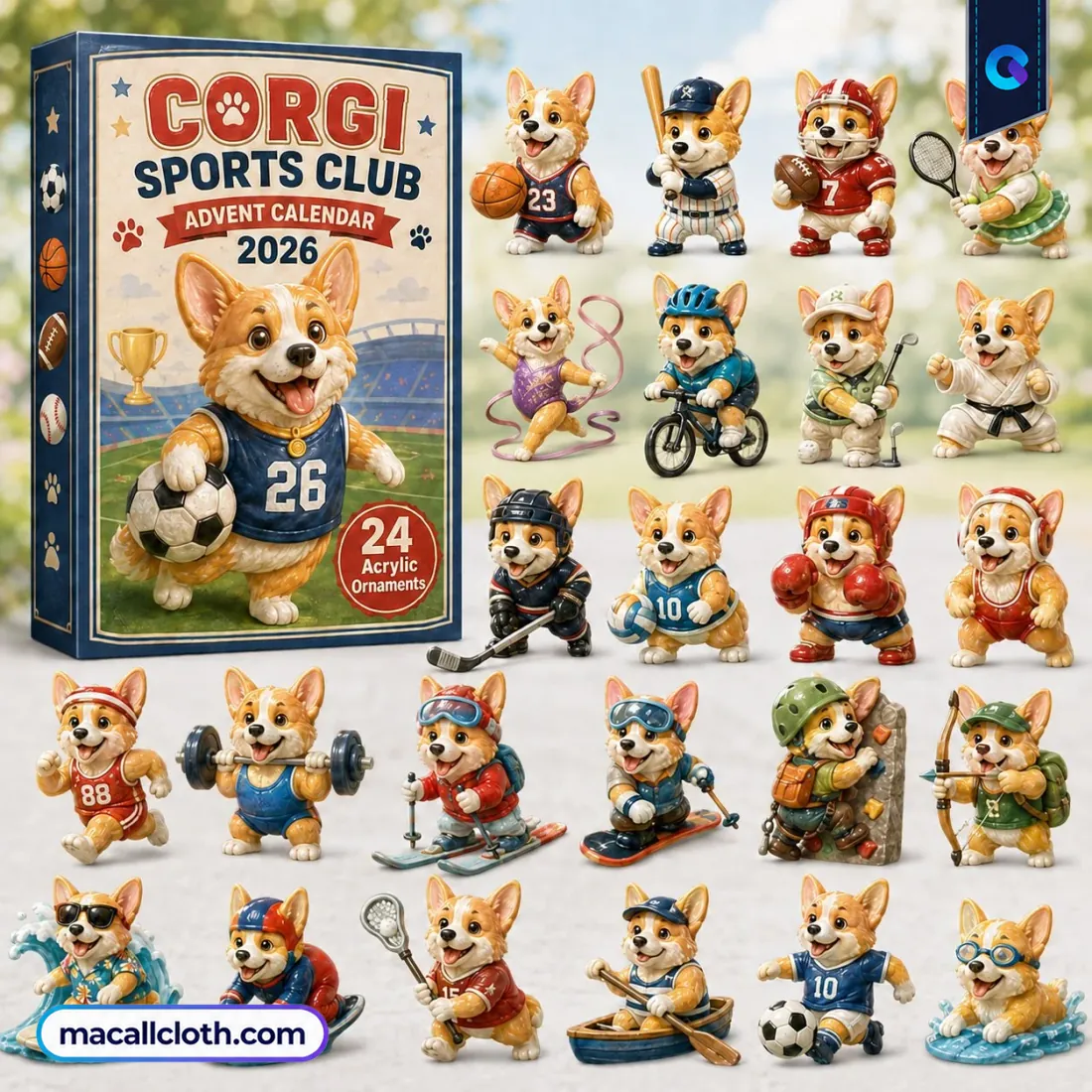 Corgi Sports Club 2026 Advent Calendar Corgi Sports Club 2026 Advent Calendar