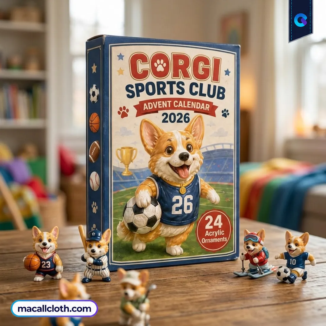 Corgi Sports Club 2026 Advent Calendar Corgi Sports Club 2026 Advent Calendar