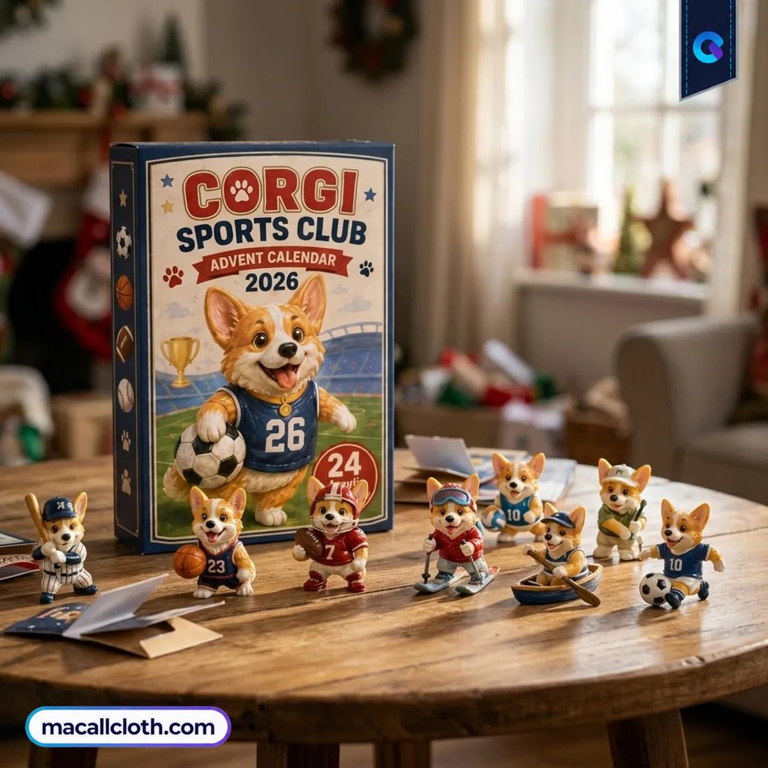 Corgi Sports Club 2026 Advent Calendar Corgi Sports Club 2026 Advent Calendar