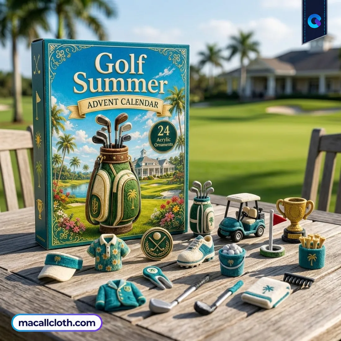 Golf Summer Advent Calendar Golf Summer Advent Calendar