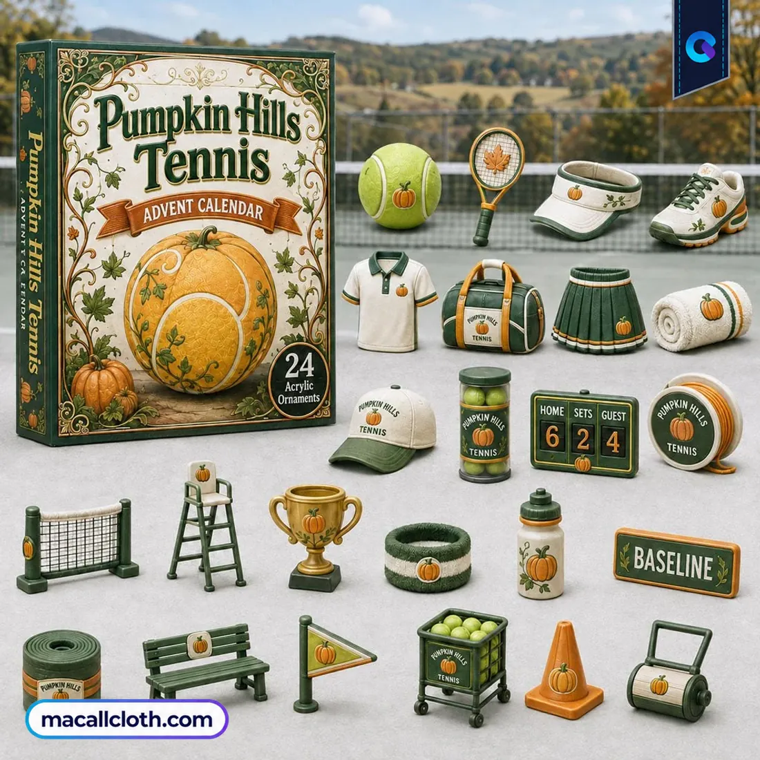 Pumpkin Hills Tennis 2026 Advent Calendar Pumpkin Hills Tennis 2026 Advent Calendar