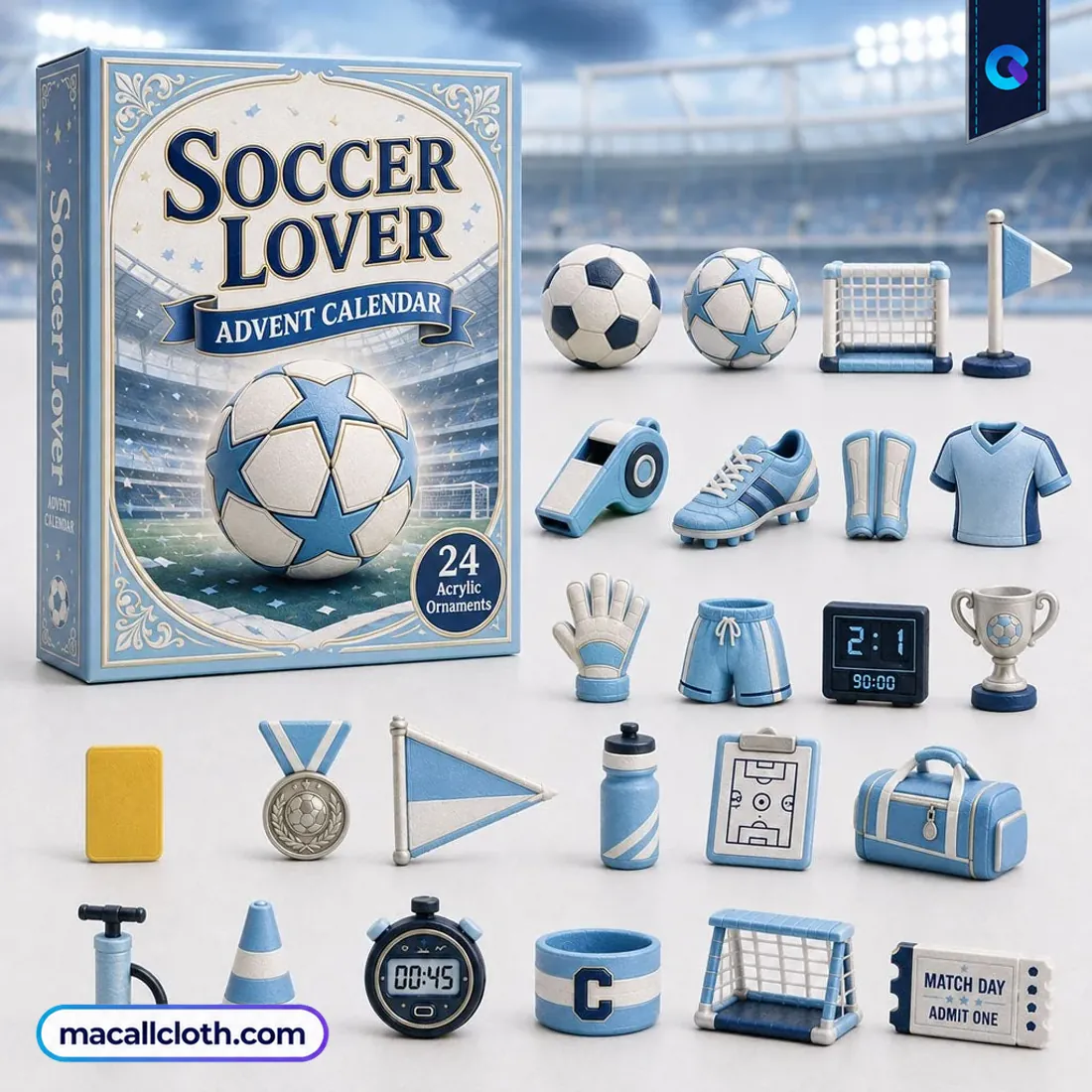 Blue Soccer Theme Advent Calendar 2026 Blue Soccer Theme Advent Calendar 2026