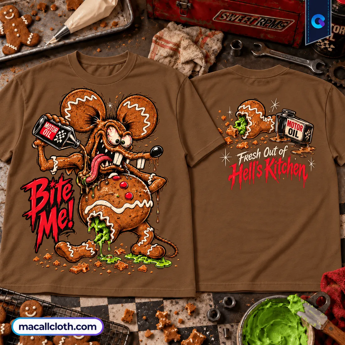Rat Fink Gingerbread Monster Shirt Rat Fink Gingerbread Monster Shirt
