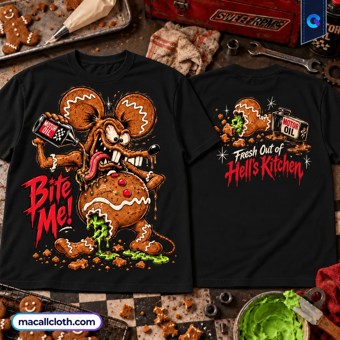 Rat Fink Gingerbread Monster Shirt Rat Fink Gingerbread Monster Shirt