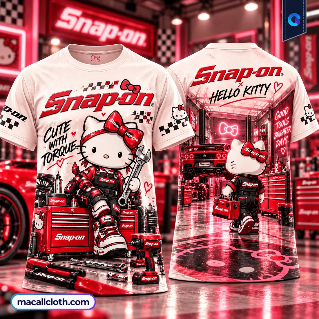 Snap-on x Hello Kitty Cute with Torque Shirt Snap-on x Hello Kitty Cute with Torque Shirt