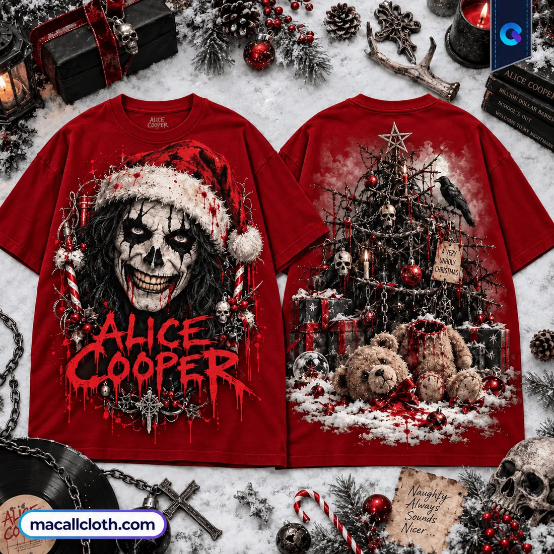 Alice Cooper Unholy Christmas Shirt Alice Cooper Unholy Christmas Shirt