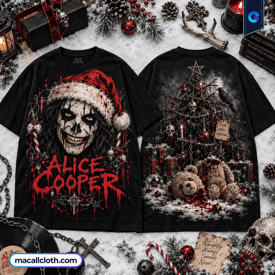 Alice Cooper Unholy Christmas Shirt Alice Cooper Unholy Christmas Shirt