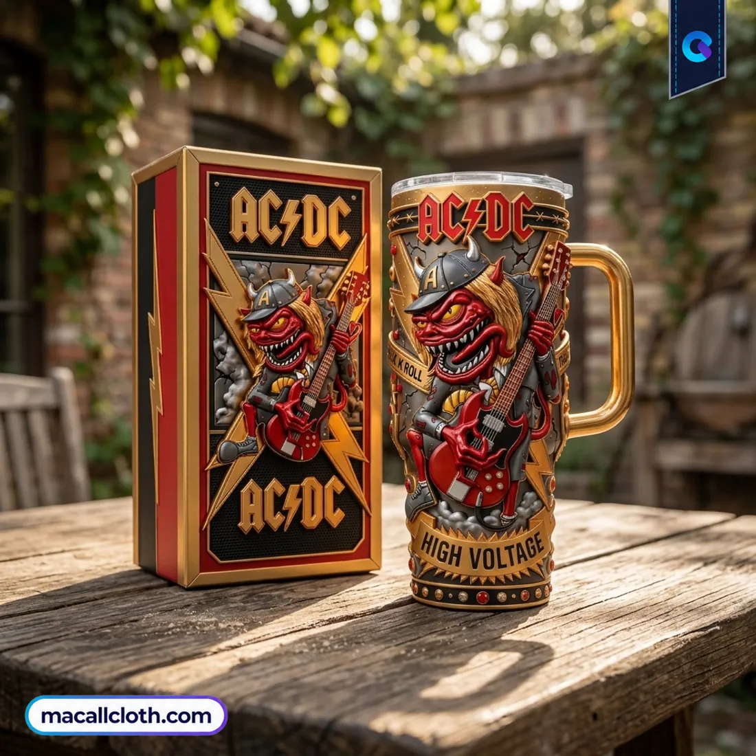 AC/DC High Voltage 40 oz Tumbler AC/DC High Voltage 40 oz Tumbler