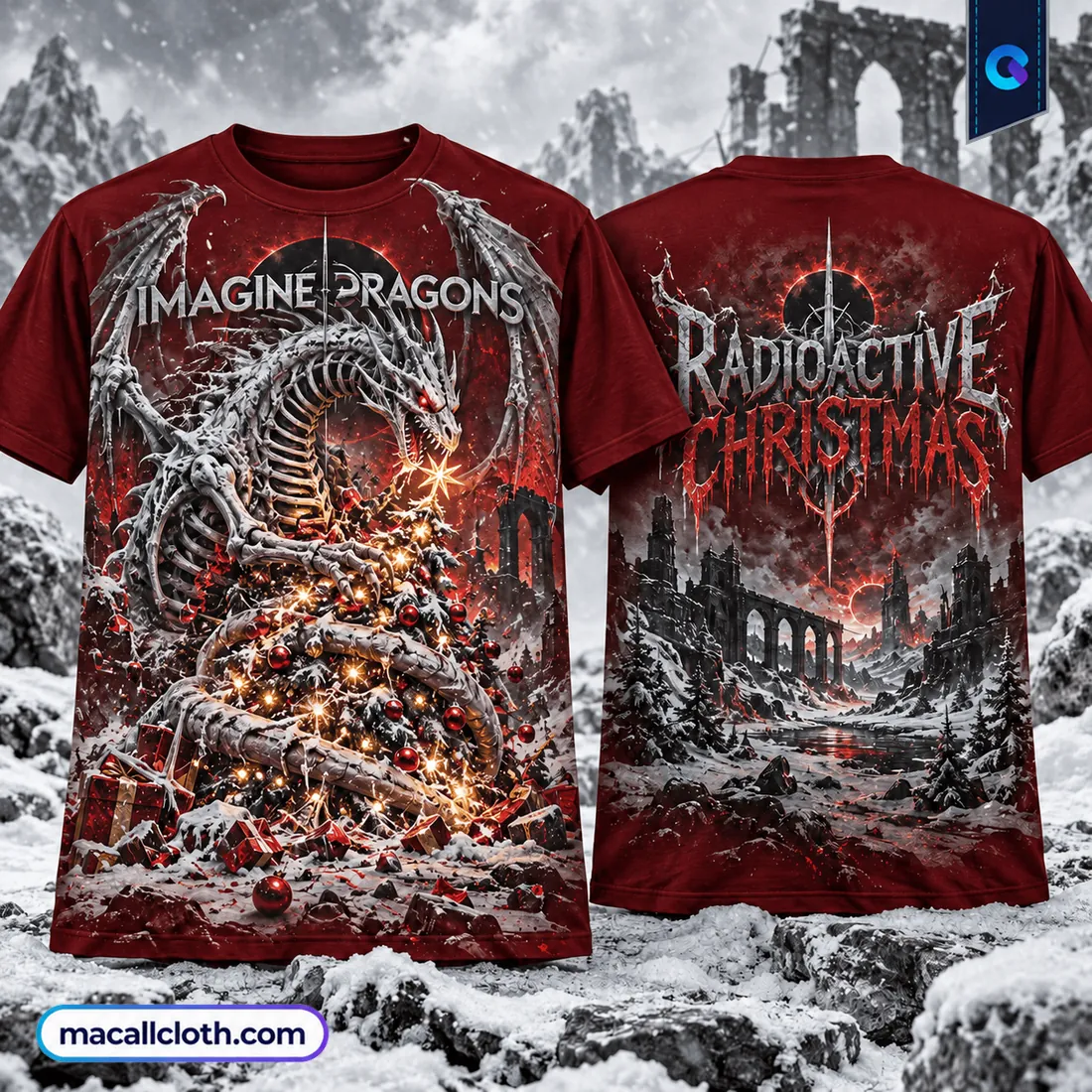 Imagine Dragons Radioactive Christmas Shirt Imagine Dragons Radioactive Christmas Shirt