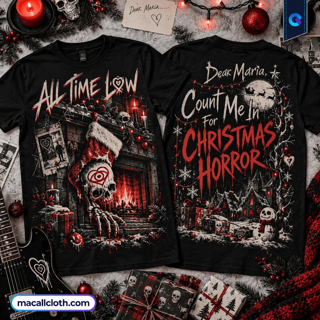 All Time Low Count Me In Christmas Horror Shirt All Time Low Count Me In Christmas Horror Shirt