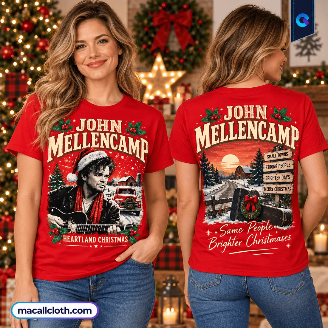 John Mellencamp Heartland Christmas Shirt John Mellencamp Heartland Christmas Shirt