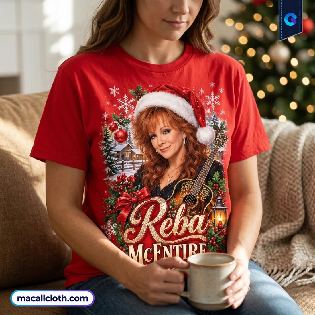 Reba McEntire Red Christmas Shirt Reba McEntire Red Christmas Shirt