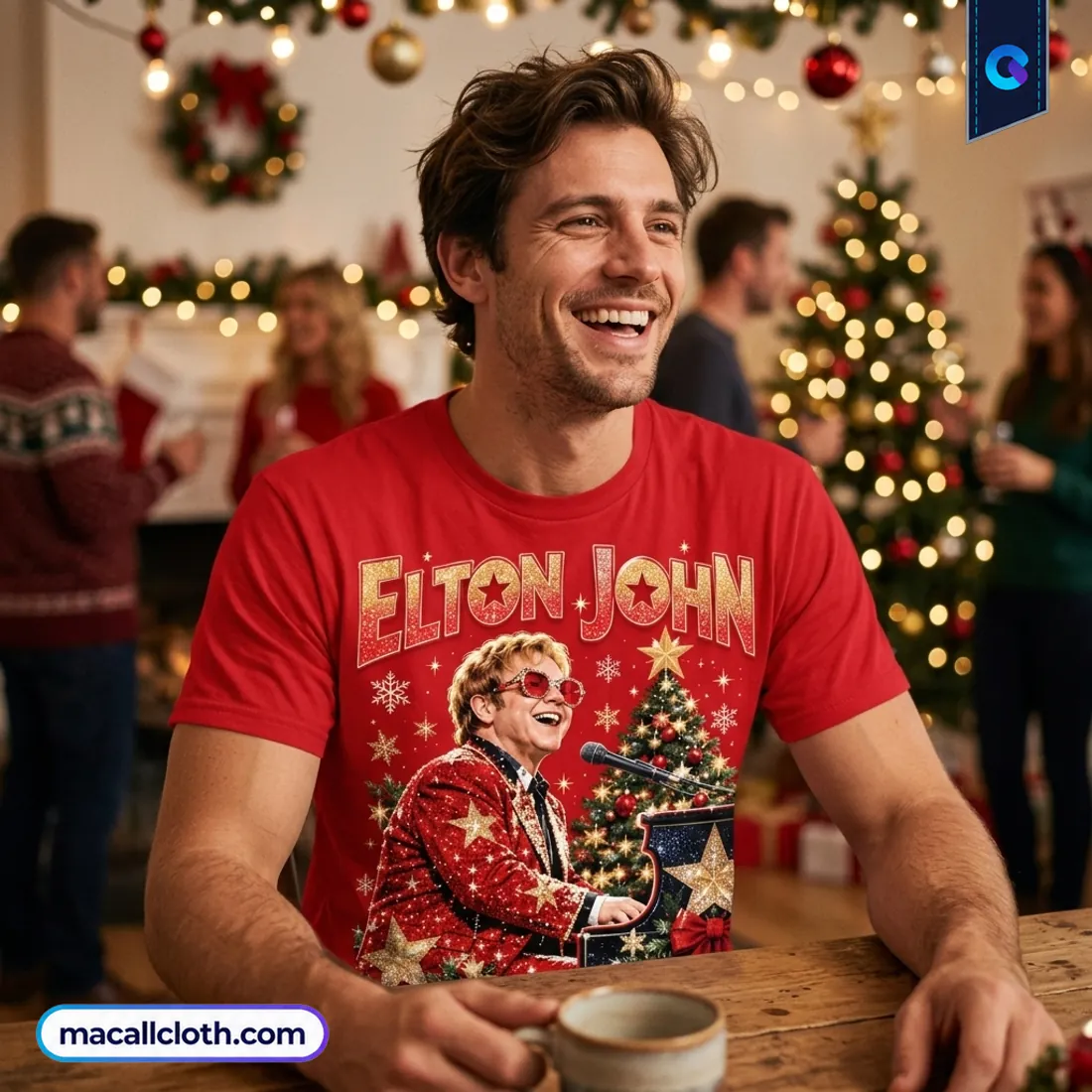 Elton John Rocket Man Christmas Red Shirt Elton John Rocket Man Christmas Red Shirt