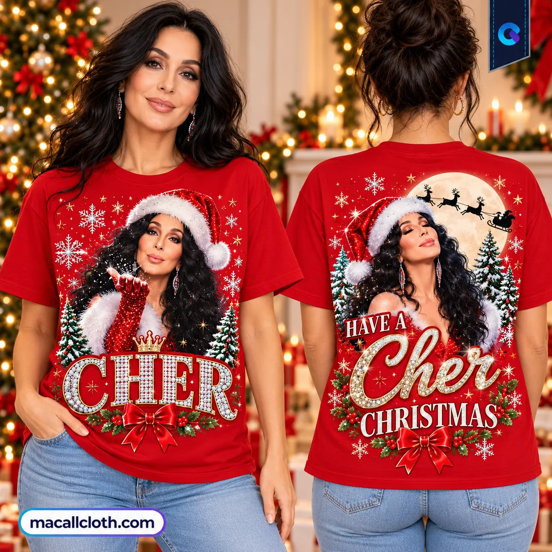 Cher Have A Cher Christmas Red Shirt Cher Have A Cher Christmas Red Shirt