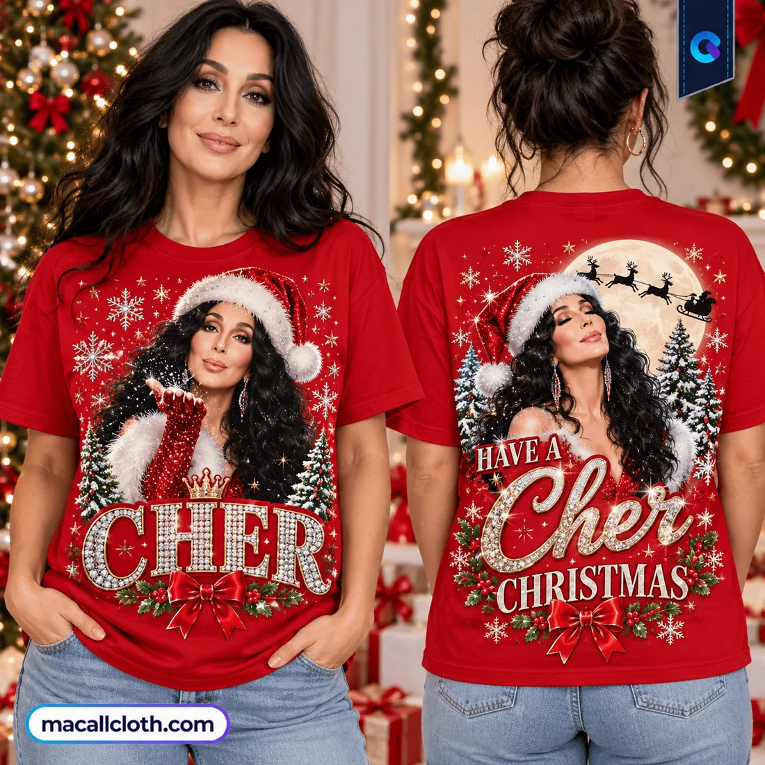 Cher Have A Cher Christmas Red Shirt Cher Have A Cher Christmas Red Shirt