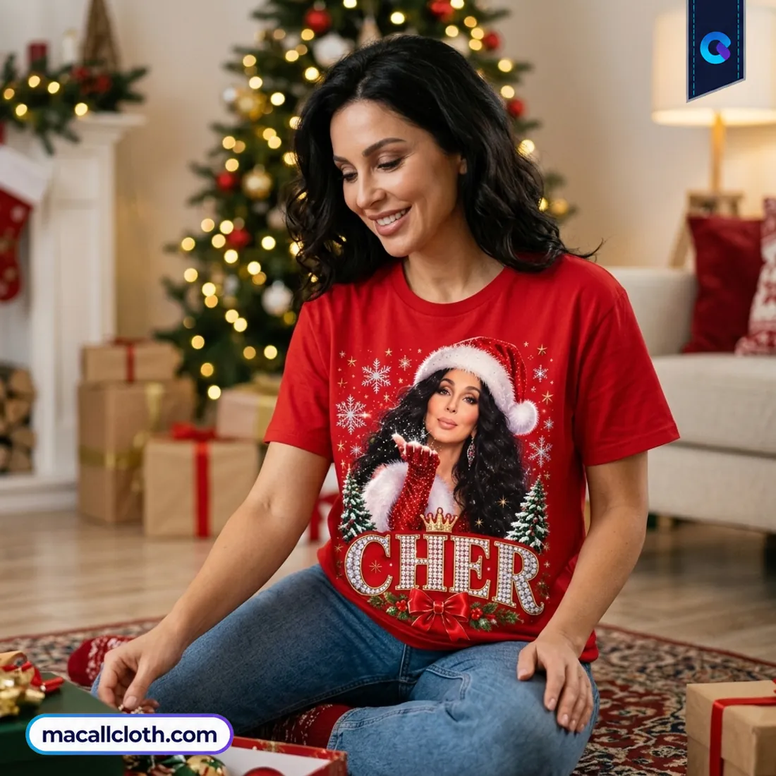 Cher Have A Cher Christmas Red Shirt Cher Have A Cher Christmas Red Shirt