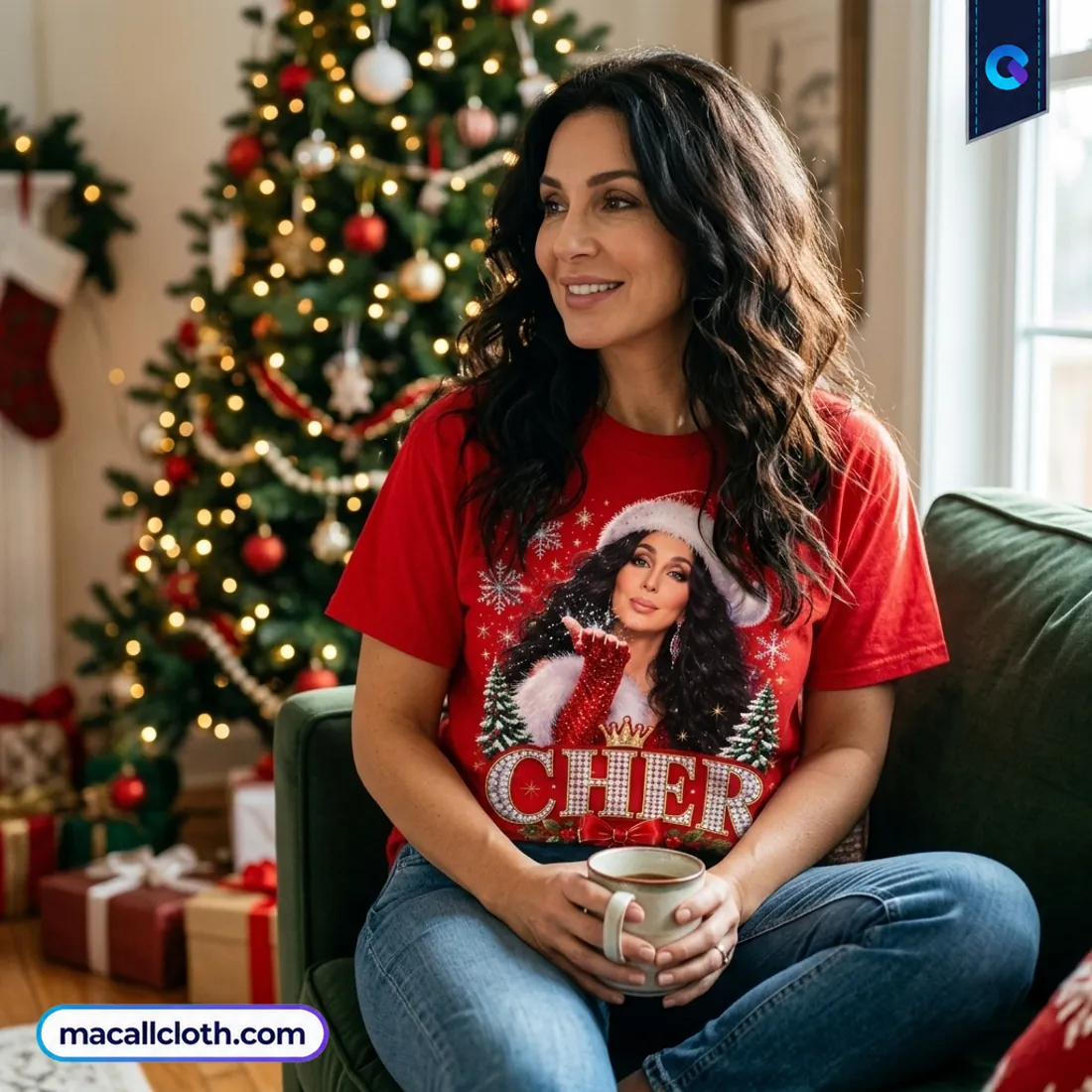 Cher Have A Cher Christmas Red Shirt Cher Have A Cher Christmas Red Shirt