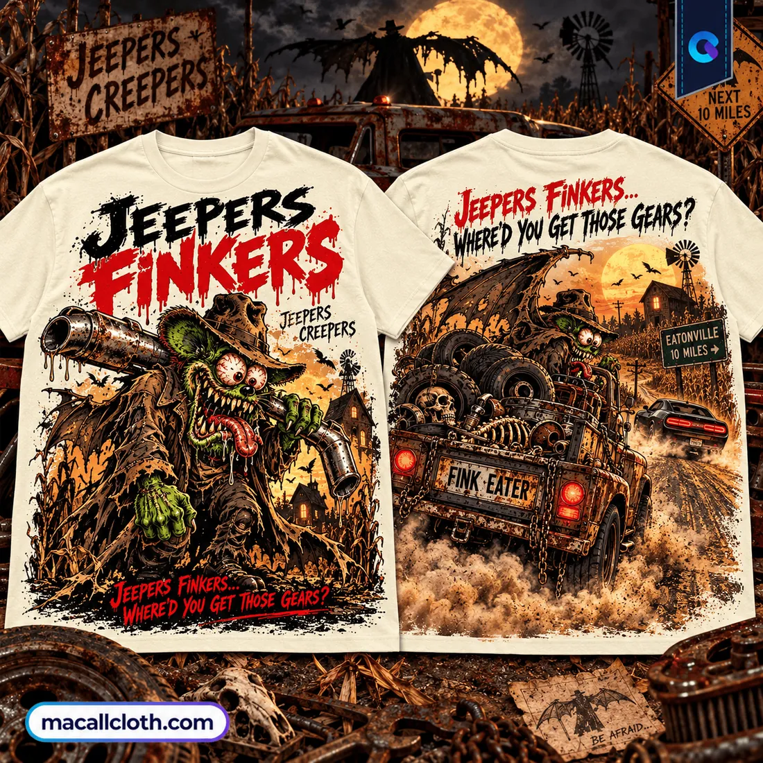 Jeepers Creepers Rat Fink Shirt Jeepers Creepers Rat Fink Shirt