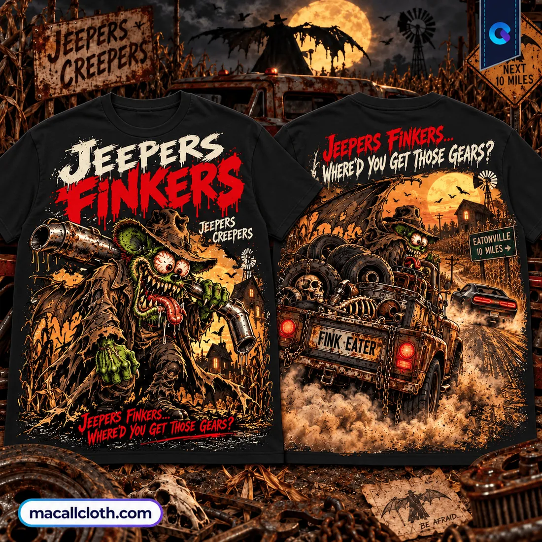 Jeepers Creepers Rat Fink Shirt Jeepers Creepers Rat Fink Shirt