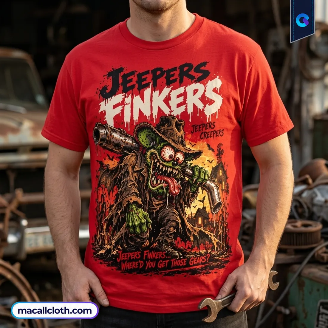 Jeepers Creepers Rat Fink Shirt Jeepers Creepers Rat Fink Shirt