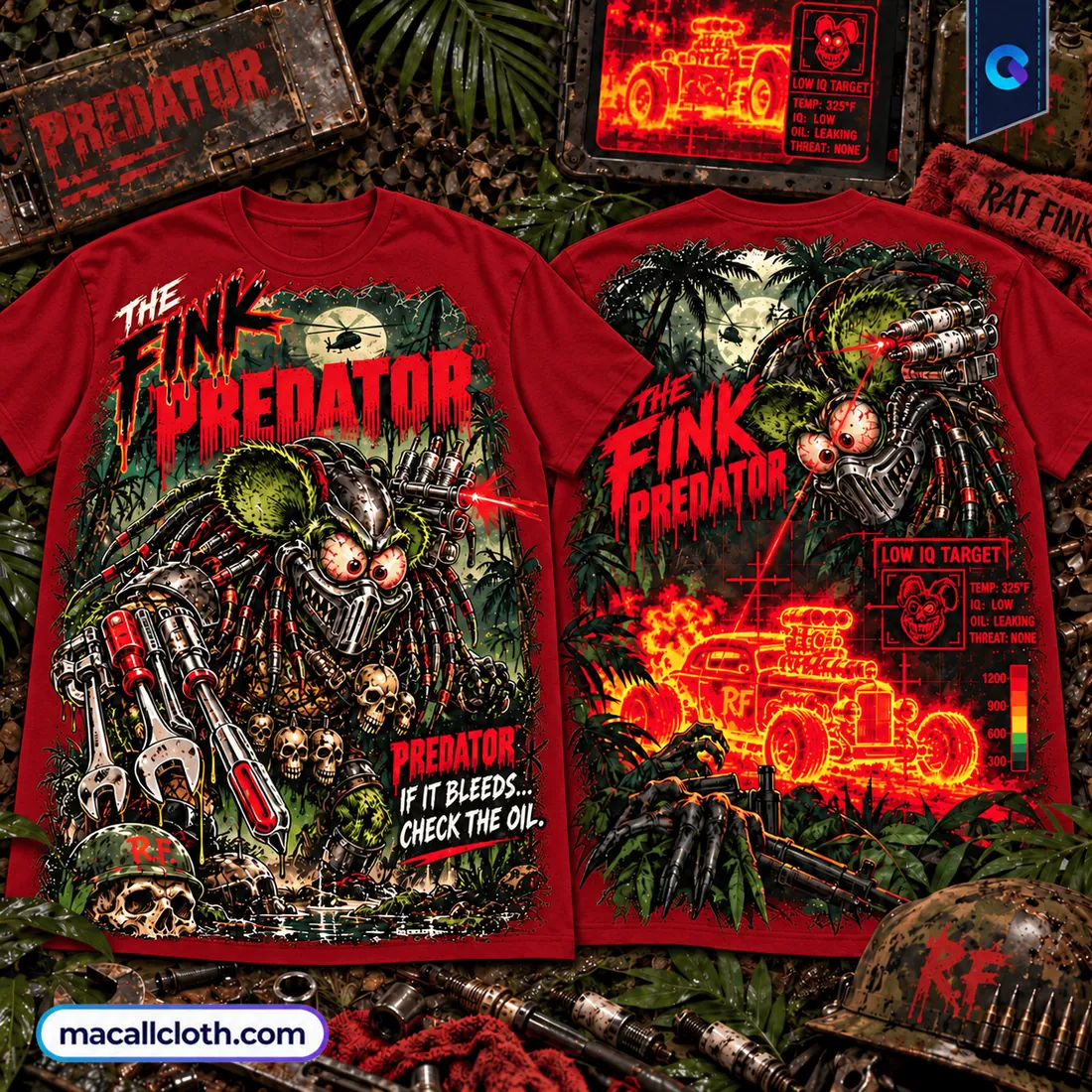 Predator Rat Fink Jungle Hunter Shirt Predator Rat Fink Jungle Hunter Shirt