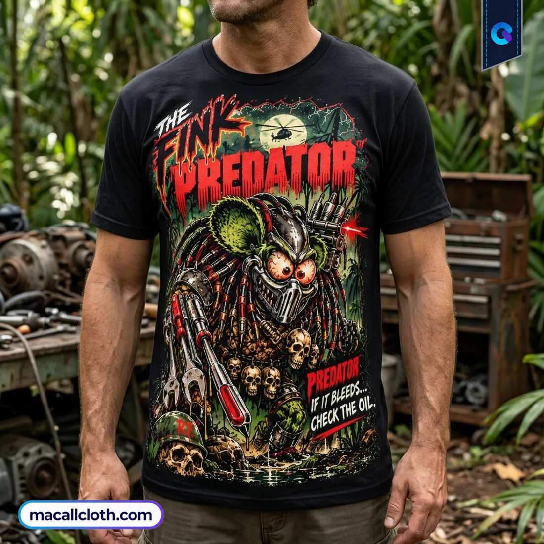 Predator Rat Fink Jungle Hunter Shirt Predator Rat Fink Jungle Hunter Shirt