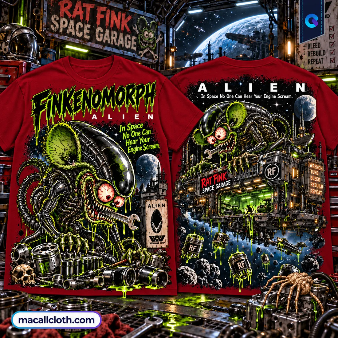 Alien Finkenomorph Rat Fink Shirt Alien Finkenomorph Rat Fink Shirt