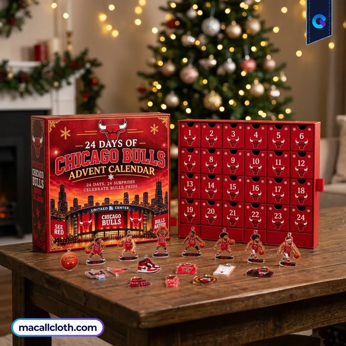 Chicago Bulls 2026 Advent Calendar Chicago Bulls 2026 Advent Calendar