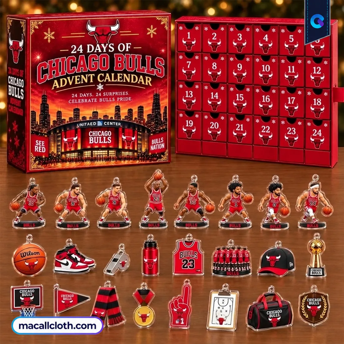Chicago Bulls 2026 Advent Calendar Chicago Bulls 2026 Advent Calendar