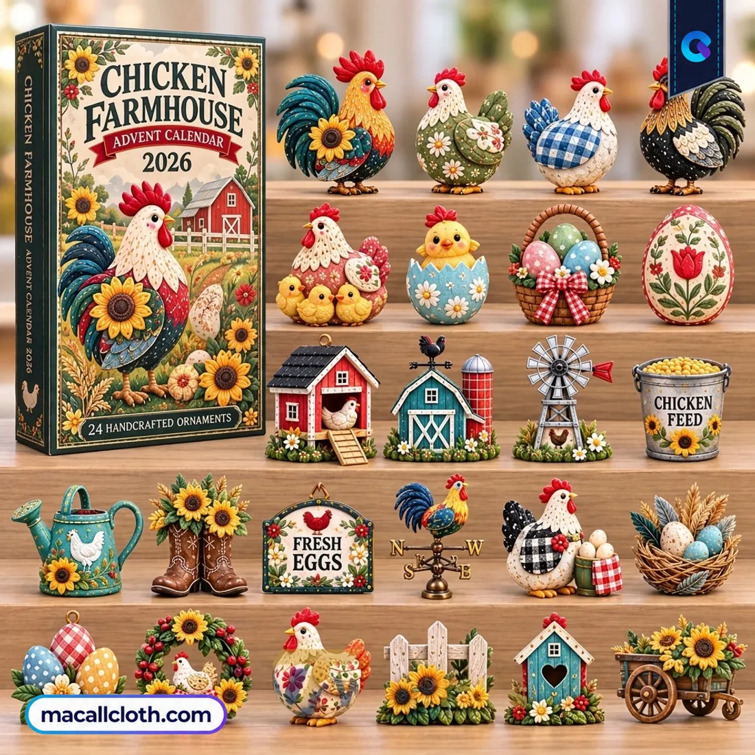 Chicken Farmhouse Advent Calendar 2026 Chicken Farmhouse Advent Calendar 2026