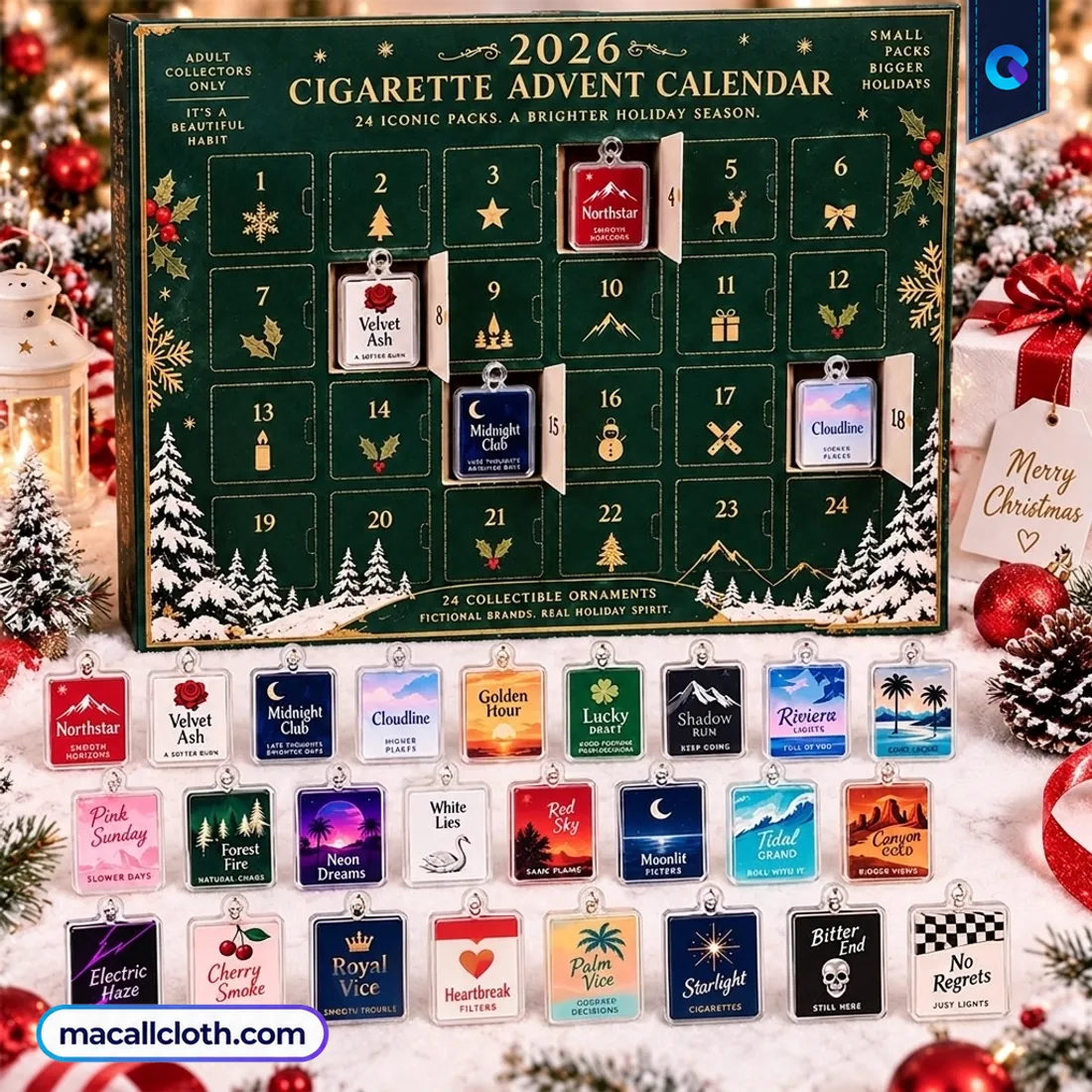 Novelty Miniature Cigarette Advent Calendar 2026 Novelty Miniature Cigarette Advent Calendar 2026