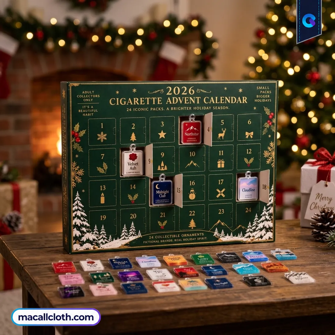 Novelty Miniature Cigarette Advent Calendar 2026 Novelty Miniature Cigarette Advent Calendar 2026