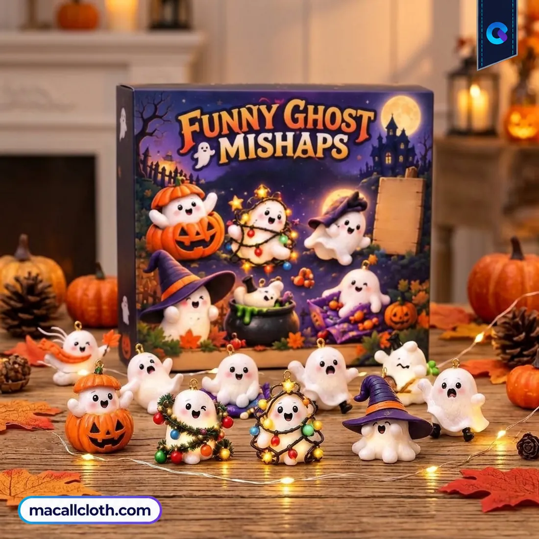 Funny Ghost Halloween Advent Calendar Funny Ghost Halloween Advent Calendar