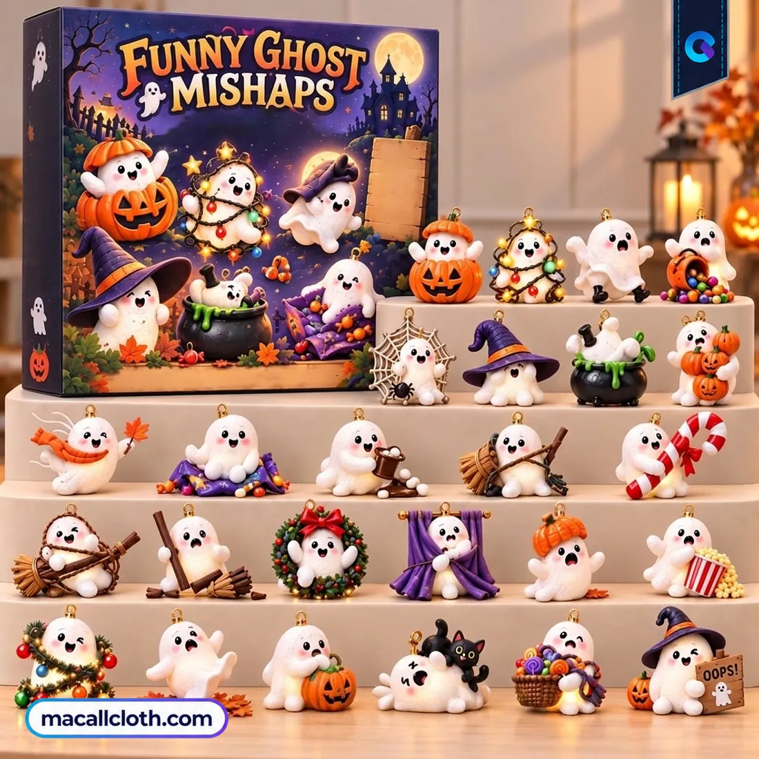 Funny Ghost Halloween Advent Calendar Funny Ghost Halloween Advent Calendar