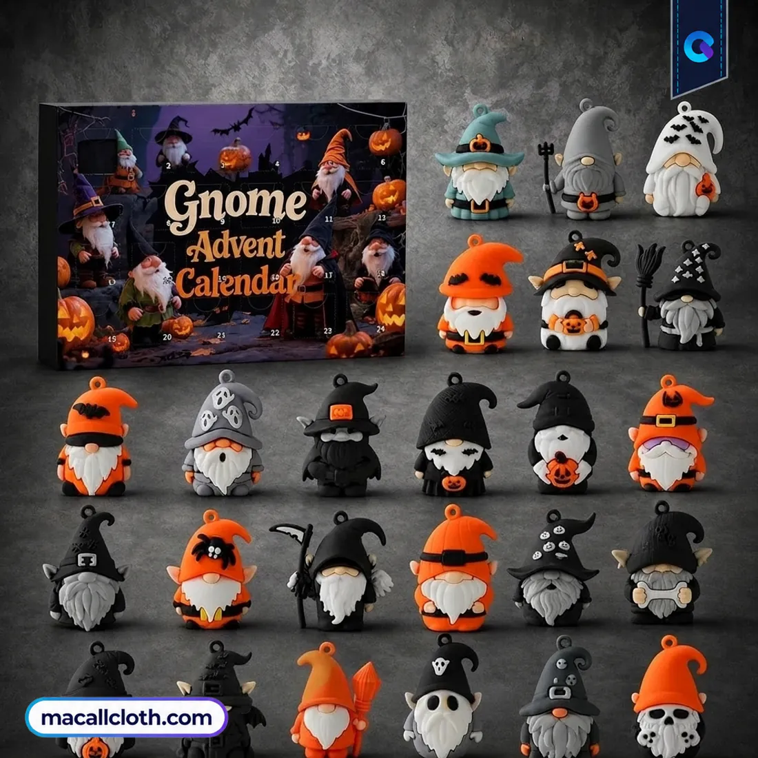 Gnome Halloween Advent Calendar Gnome Halloween Advent Calendar