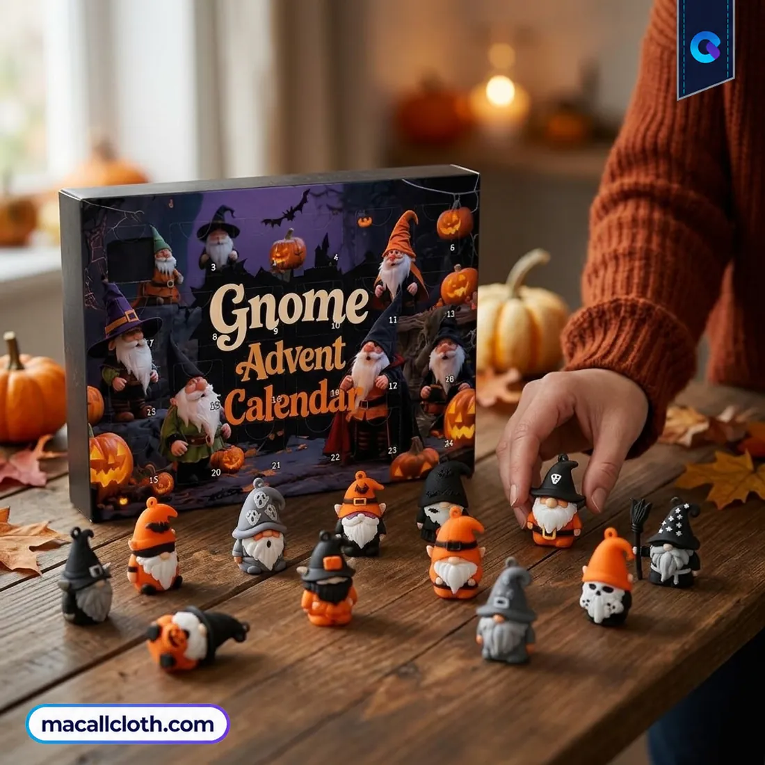 Gnome Halloween Advent Calendar Gnome Halloween Advent Calendar