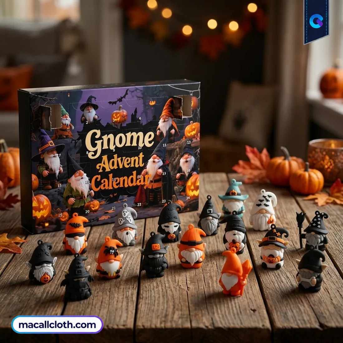 Gnome Halloween Advent Calendar Gnome Halloween Advent Calendar