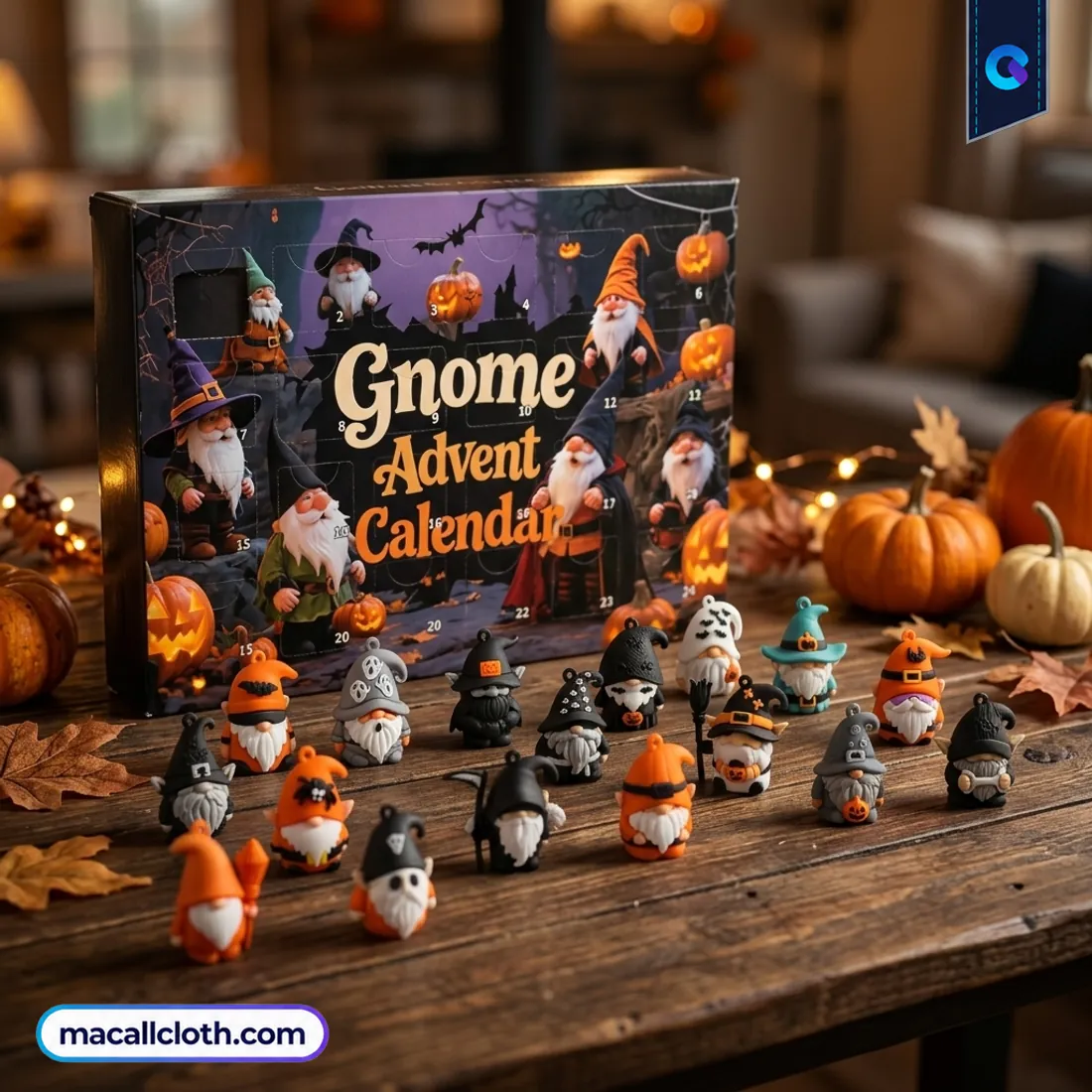 Gnome Halloween Advent Calendar Gnome Halloween Advent Calendar