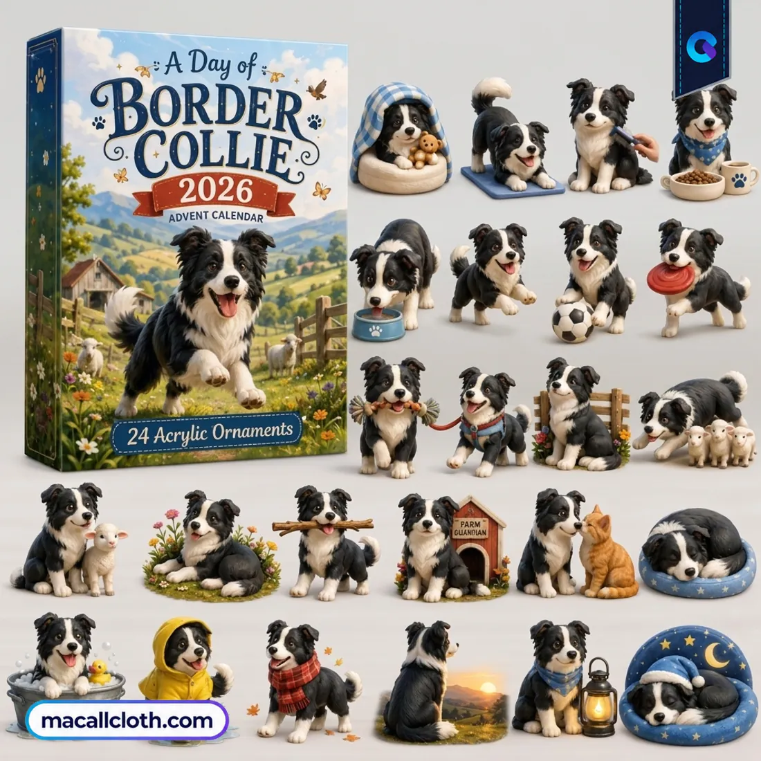 Border Collie 2026 Advent Calendar Border Collie 2026 Advent Calendar